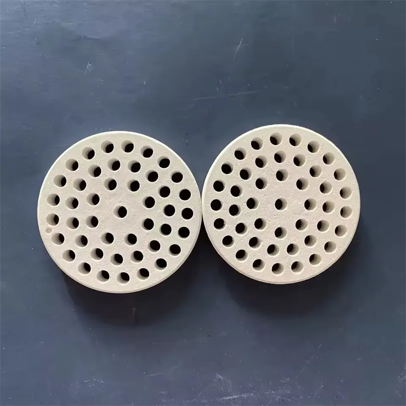 Thermal shock resistant microporous refractory ceramic electric furnace disc cordierite cold and hot rapid change
