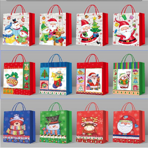Wholesale Big <strong>Christmas</strong> <strong>Gift</strong> Paper <strong>Bags</strong> Customizable Kraft Paper <strong>Bag</strong> with Logo for <strong>Craft</strong> <strong>and</strong> <strong>Christmas</strong> Party <strong>Gift</strong> Use - Product Image 2