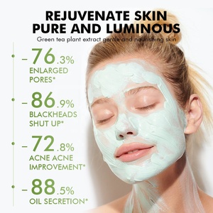 Bâton de masquage <span class=keywords><strong>vert</strong></span> nettoyant de marque privée Masque hydratant pour le visage à la boue d'<span class=keywords><strong>argile</strong></span> pour l'acné Soins de la peau du visage Bâton de masque au thé <span class=keywords><strong>vert</strong></span> <span class=keywords><strong>bio</strong></span> - Product Image 5