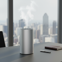 Diffuseur de parfum sans eau portable rechargeable en alliage d'aluminium de luxe à étiquette privée pour l'intérieur de la voiture Mercedes