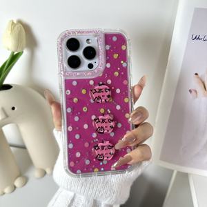 360อีพ็อกซี่แวววาวพร้อมอุปกรณ์เสริมน่ารักเคสโทรศัพท์สำหรับ OPPO A6 Pro 4G 5G realme C71 4G realme 15 realme Note <span class=keywords><strong>70</strong></span> 4G - Product Image 4