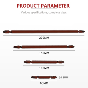 Bán <span class=keywords><strong>Hot</strong></span> Chống Ăn Mòn Tuốc Nơ Vít Công Cụ Đôi End Head Từ Vít Điều Khiển Khoan Tuốc Nơ Vít Bit Thiết Lập - Product Image 6
