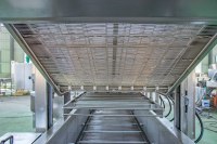 Machine à fabriquer des chips de pommes de terre neuve, en parfait état, pour la préparation de collations délicieuses, dispositif de sécurité certifié 3C, Secti