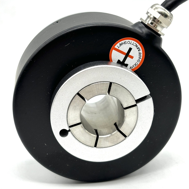 80mm Hollow Shaft Incremental Rotary Encoder for Elevators 18mm/20mm/25mm/30mm/32mm through Hole GHH80