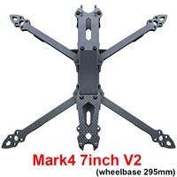 Mark4 V2 Mark 4 7 pouces 295 mm 8 pouces 367 mm 9 pouces 387 mm 10 pouces 427 mm Cadre TrueX en fibre de carbone 3K pour kit caméra FPV