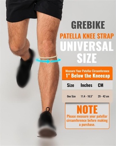 Wholesale Silicone Patella Tendon Knee Straps Fixed <b>Belt</b> Support Highly <b>Elastic</b> Flexible Sports - Product Image 2