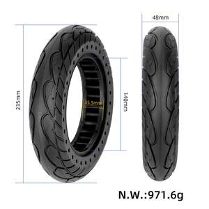 Neumático Sólido de 10 Pulgadas 10*2.125 Antipinchazos a Prueba de Explosiones para Scooter con Ranura de 36mm, Pieza de Repuesto - Product Image 2