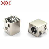 Connecteur de prise d'alimentation CC 5,5x2,1 mm nickelé femelle à monter sur circuit imprimé pour remplacement de port de charge d'ordinateur portable