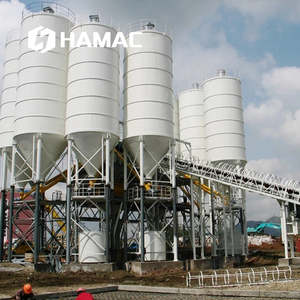 China Wet Batch Mixing Batching Plant Mobile <b>Concrete</b> Hormigon Machine with <b>Pump</b> Core Components Price for Sale - Product Image 1