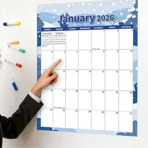 Pizarra Blanca Magnética Personalizada Económica 2026, Imán <span class=keywords><strong>para</strong></span> Refrigerador, Calendario <span class=keywords><strong>para</strong></span> Niños - Product Image 4