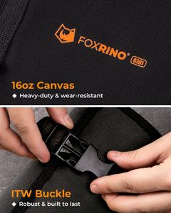 Muestra Gratuita, Bolsa Enrollable Personalizada con Logotipo de Fábrica, Bolsa Enrollable de 5 Bolsillos, Organizador de Herramientas Multiusos de Lona - Product Image 6