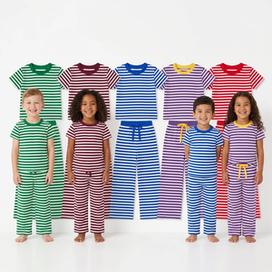Ensemble de vêtements pour enfants, nouveau style, haut à manches courtes et pantalon long pour bébés filles - Product Image 1