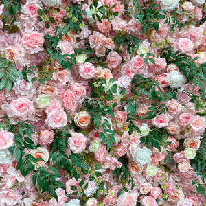Многообещающий оптовый искусственный шелк розовый цветок настенный фон - Product Image 5