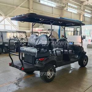 Carrito de Golf de Primera Calidad con Tracción en las Cuatro Ruedas, 4 Plazas, Personalizado de Fábrica en Color Dorado, Compre Ahora, Entrega Rápida, Venta al Por Mayor - Product Image 2