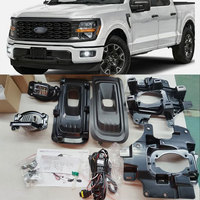 1 Ensemble de Phares Antibrouillard LED pour Ford F-150 F150 STX/XL/XLT 2024 2025 avec Cache de Phare Antibrouillard, Grille et Interrupteur – Accessoires Auto