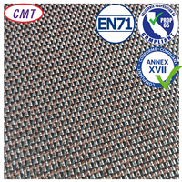 Tissu en polyester teint en fil double, respectueux de l'environnement, conforme aux normes EN71, Props 65, ANNEX XVII, pour sac à couches, sac de poussette