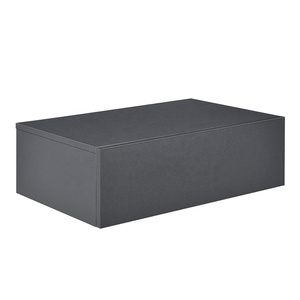 Comodino Flottante con Ripiani Apribili in Legno di Noce Massiccio, Stile Mid-century - Product Image 3