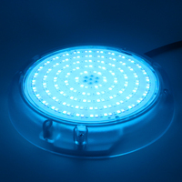 Kompakte 158mm IP68 LED-Schwimmbadbeleuchtung aus ABS+PC mit Fernbedienung, Farbwechsel, Wandmontage für Pool & Landschaft