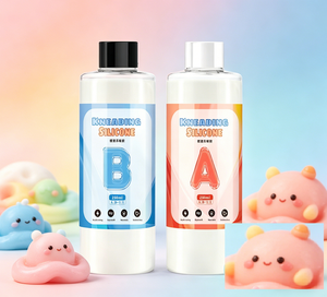 Kneading Silicone Non-toxic 1kg High Elasticity <b>Squishy</b> Silicone for Mold Silicone Making liquid Silicone Rubber for Craft - Product Image 1