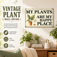 Plaque en aluminium rustique vintage 20*30cm pour la décoration murale de café, bar, maison ou chambre - Vente en gros