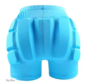 Wholesale Impact Shorts Padded Compression Shorts for Ski Snowboard Ice Skating Protective Practise butt pad shorts