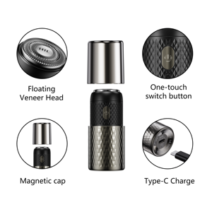 HTC GT-603 rasoir électrique pour hommes rasoir Mini voiture rasoir voyage marchandises voyage d'affaires Portable rasoir Rechargeable - Product Image 2