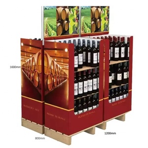 Venta al por mayor personalizado OEM estilo moderno de cartón corrugado estantes de exhibición supermercado tienda PDQ Display Pallet ODM/OEM - Product Image 2