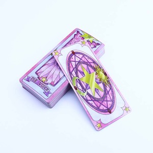 Cubierta de Tarot personalizada de Oracle Goddess Cats con logotipo de guía de Anime de lámina dorada que incluye tarjetas de papel, guía de póquer para jugar - Product Image 5