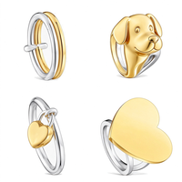 Bague de marque de qualité supérieure, bijoux de mode, Joyeria, en laiton, motif Ours, Cœur, Miel, style Espagne, Catégorie Ours