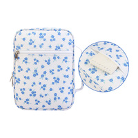 Nouvelle Housse de Bible Élégante à Imprimé Floral, Sac Organisateur de Livres de Voyage Multifonctionnel avec Boucles pour Stylos, Sac de Rangement Portable pour Femmes