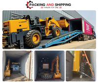 TT40-30 	 4WD Diesel-Motor Baggerlader Traktor Landwirtschaftlicher Kleiner Frontlader und Bagger