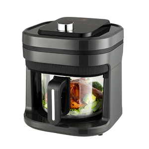 Freidora de aire de vidrio de alta calidad 1350W 5L, horno de encimera al por mayor para uso en garaje hecho de plástico - Product Image 1