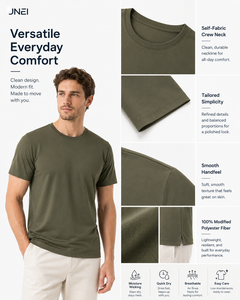 <span class=keywords><strong>Camisetas</strong></span> Unisex JNEI Streetwear, Tallas Grandes, Secado Rápido, 100% Poliéster, Diseño Gráfico, Venta al Por Mayor - Product Image 4