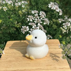 Venta al por mayor de estatuas de gallina blanca tallada a mano en piedra, artesanía de cristal natural, decoración encantadora para el hogar, regalo de cumpleaños o festivo, CrystalHola - Product Image 2