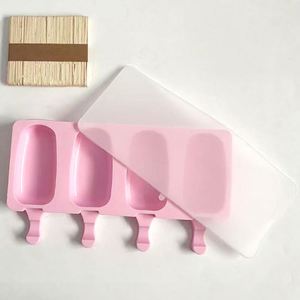 Nuevo Molde Ovalado de Silicona para Cubitos de Hielo con Tapa, Fácil de Desmoldar, Grado Alimenticio, para el Hogar - Product Image 2