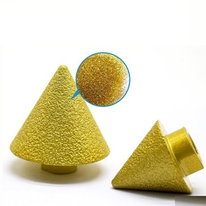 PMS M10 M14 38mm Schleifkopf Diamant-Kegelbohrer für Winkelschleifer Fliesenschneider Trimm-Diamant-Fasenfräser - Product Image 3