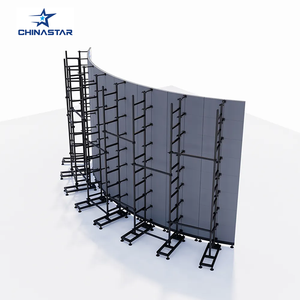 จอแสดงผล LED แบบถาวรสำหรับเช่ากลางแจ้งสีเต็มรูปแบบ P2.9 P2.6จอแสดงผล LED แบบโค้งแบบอิเล็กทรอนิกส์ - Product Image 4