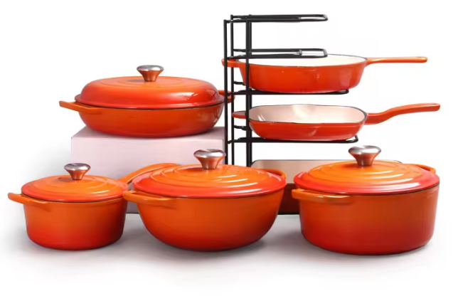 Orange- ensemble 7 pièces