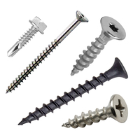 Phillips Head Tornillo DrywallScrews Filetage fin Noir Phosphaté Usine Mesure Métrique pour Construction de Cloison Sèche