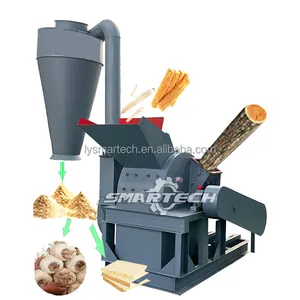 Electric Sawdust Shredder Garden Wood Crushing Machines Mobile Branch Wood Crusher Machine