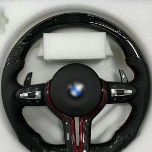Volant en fibre de carbone véritable pour <span class=keywords><strong>BMW</strong></span> M3 G80 G20 G21 G22 G28 G29 2024 2023 <span class=keywords><strong>2022</strong></span> 2021 2020 avec trous pour palettes de changement de vitesse - Product Image 4