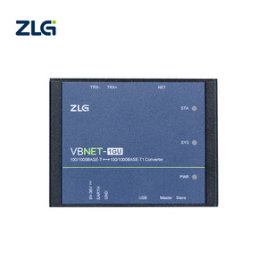 ZLG ตัวแปลงอีเทอร์เน็ต VBNET-1GU ยานยนต์100/1000BASE-T1เป็น100/1000BASE-TX อะแดปเตอร์การเข้าถึงบรอดแบนด์ - Product Image 1