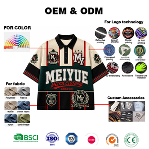 Produzione Personalizzata su Base del Tuo Design, Produttore di Abbigliamento Completo, T-Shirt Polo in Rete a Rapida Asciugatura con Stampa DGT e Ispezione AQL - Product Image 1