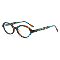 Montures de lunettes Higo en acétate écaille de tortue, monture intégrale, forme ovale classique, unisexe, lunettes de lecture tendance XB2171