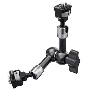Support de caméra <span class=keywords><strong>articulé</strong></span> en métal <span class=keywords><strong>avec</strong></span> <span class=keywords><strong>bras</strong></span> magique de 11 pouces, tête sphérique, pour moniteur, lumière LED, <span class=keywords><strong>micro</strong></span>, charge de 2 kg, rotation à 360 degrés - Product Image 1