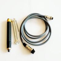 Mini borstelloze elektrische slijppen met hoog koppel, handbediende roterende tool voor het polijsten van jade en metaalbewerking