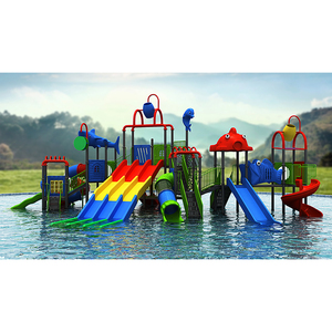 Sistema de Toboganes Acuáticos Vibrantes con Diversos Canales y Chorros de Agua Divertidos para la Diversión Acuática al Aire Libre de los Niños en Casa y en la Escuela - Product Image 2