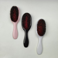 Brosse à cheveux démêlante AWYQYH en nylon et poils de sanglier, couleurs personnalisées, pour cheveux secs/humides, massage du cuir chevelu, peigne à coussin d'air souple (usage commercial)