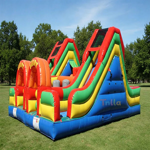 Circuito <span class=keywords><strong>de</strong></span> Obstáculos Inflable Grande para Adultos, Campo <span class=keywords><strong>de</strong></span> Entrenamiento Inflable con Obstáculos - Product Image 6