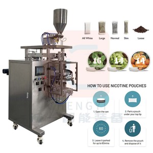 เครื่องบรรจุซองสติกเกอร์แบบอัตโนมัติสำหรับผงนิโคตินในซองแบบไม่ทอ ขนาด 1 กรัม 2 กรัม 3 กรัม - Product Image 1